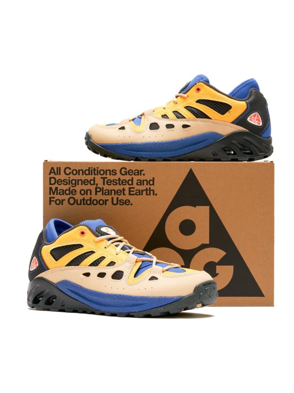 Nike Acg Air Exploraid Hyper Royal Blue-Safety Orange Sz 12 FJ1920-400